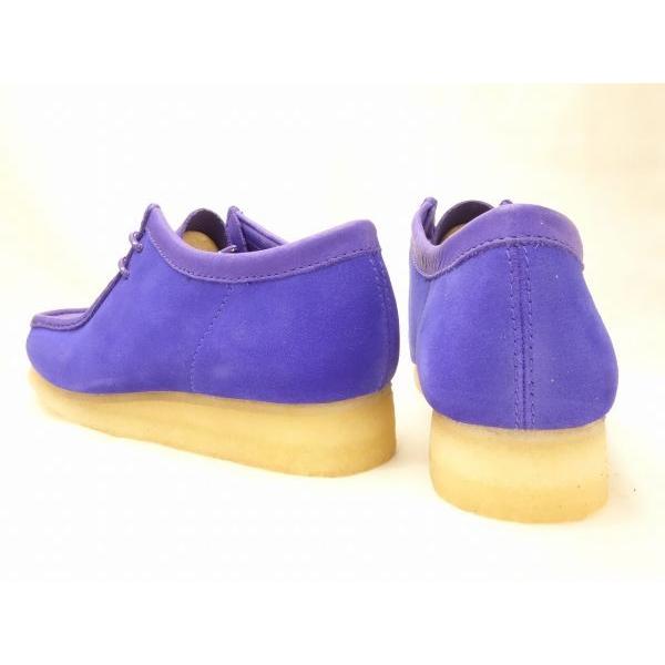 Clarks（クラークス） uk11 (29.5cm) WALLABEE 295 【G】 PU パープル