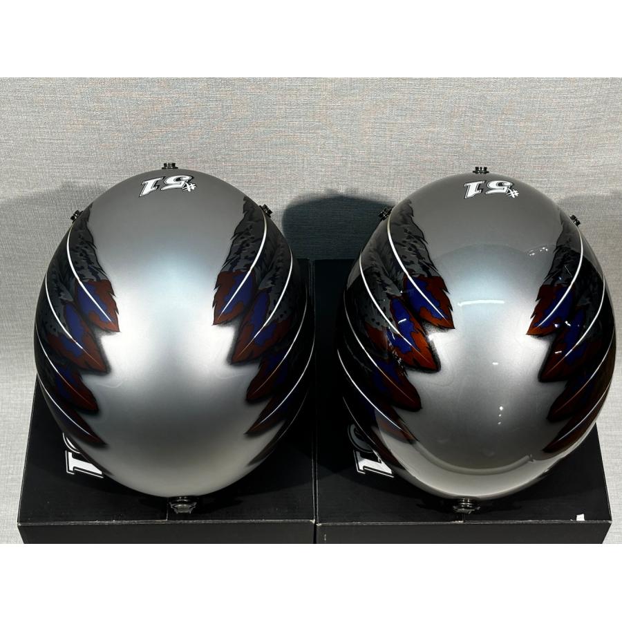 51JAMヘルメット マットシルバー（艶消しシルバー）岩城滉一 公認