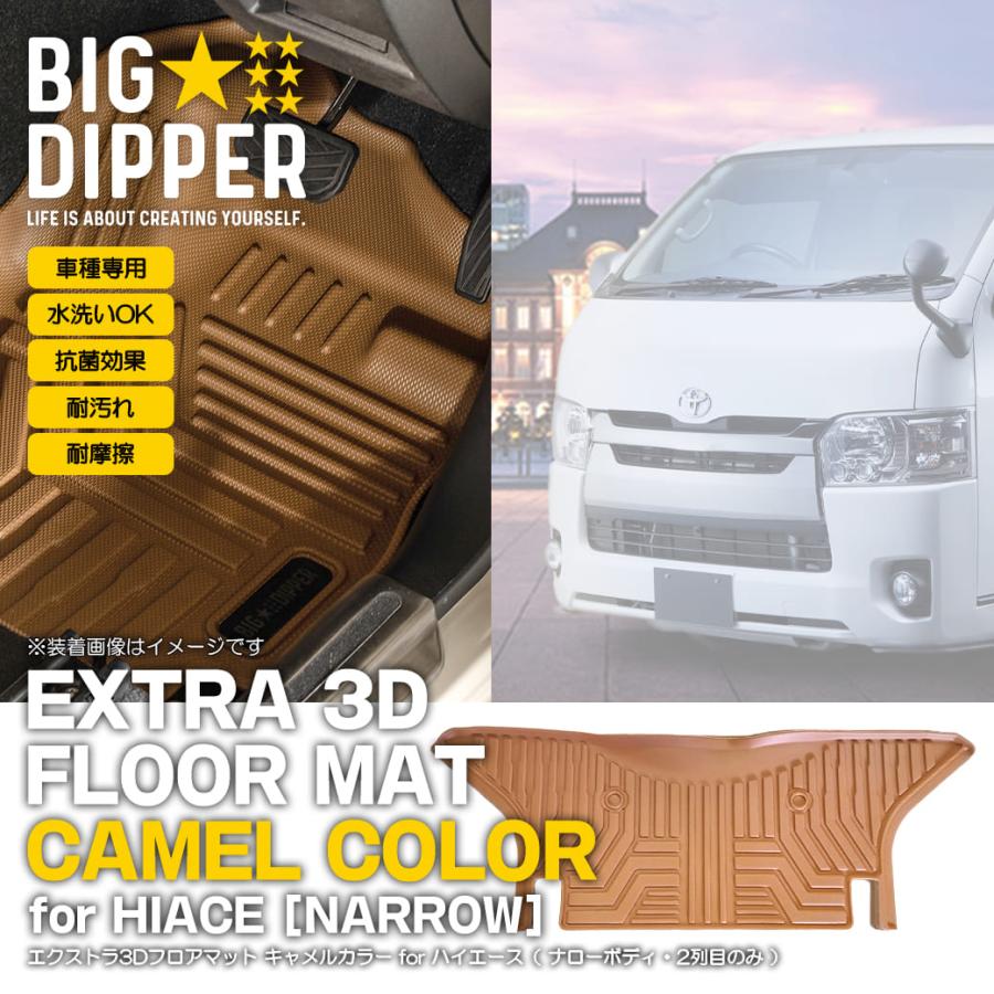 リアのみ 【キャメル・ナロー用】 エクストラ 3D フロアマット 