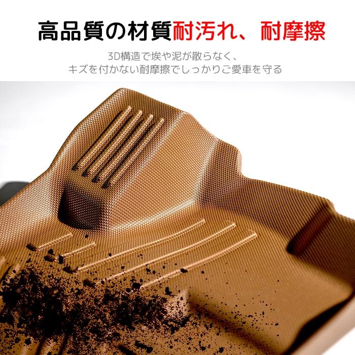 セット商品 【キャメル・ワイド車用】 3D フロアマット＋ラゲッジ