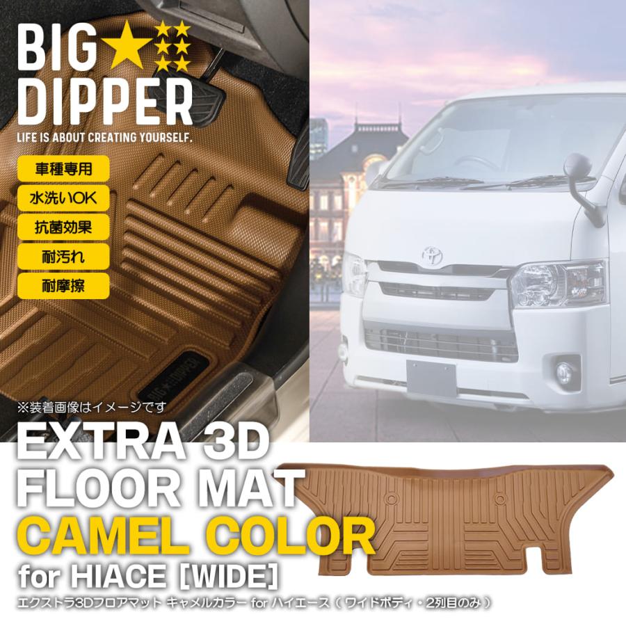 リアのみ 【キャメル・ワイド車用】 エクストラ 3D フロアマット