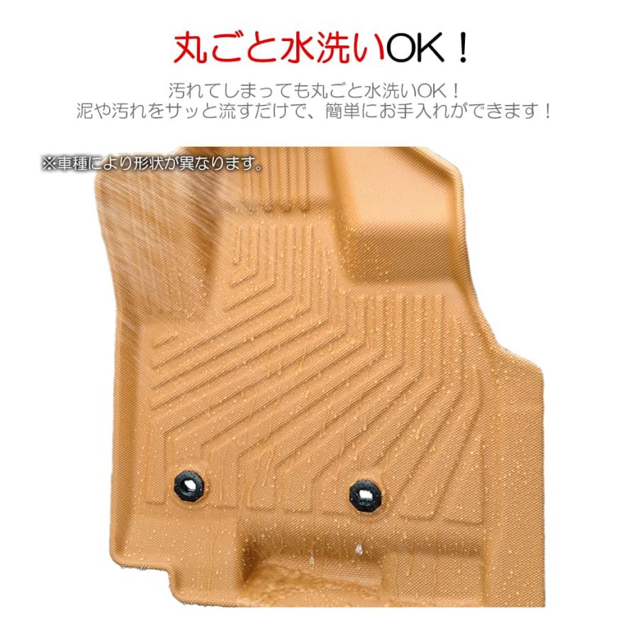 AT専用・キャメル］ジムニー3DフロアマットJB64/JB74｜新型ジムニー3D