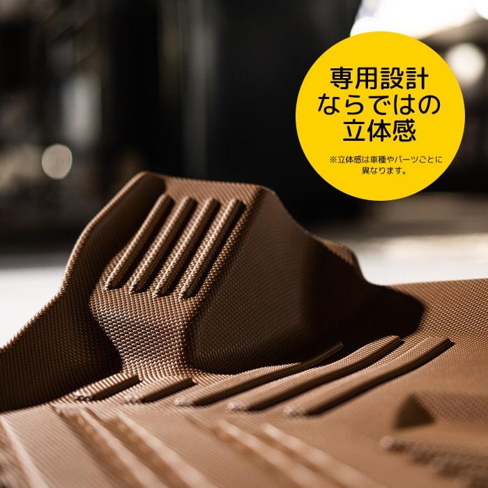 ［AT専用・キャメル］ジムニー3DフロアマットJB64/JB74｜新型ジムニー3D立体成型エクストラカーマット防水水洗いOK |  | 02