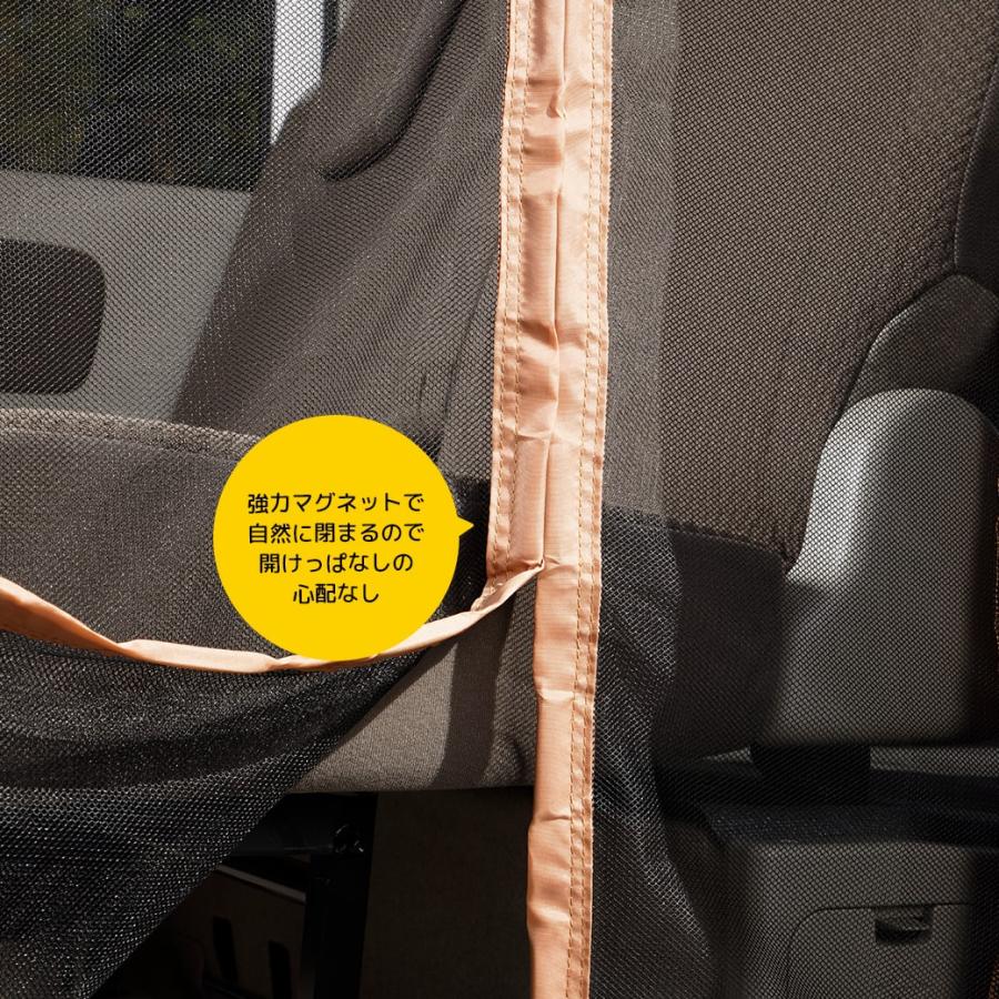 キャメルカラー・エブリイワゴン ハイルーフ専用 サイド＋リア