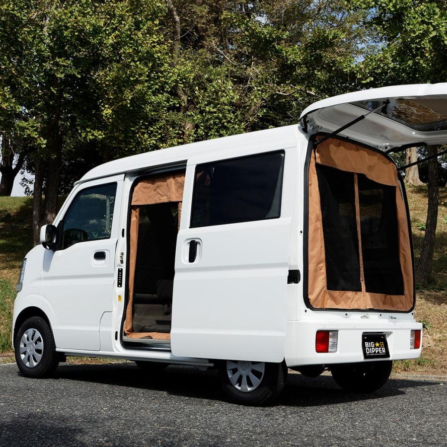 キャメルカラー・エブリイワゴン ハイルーフ専用 サイド＋リア