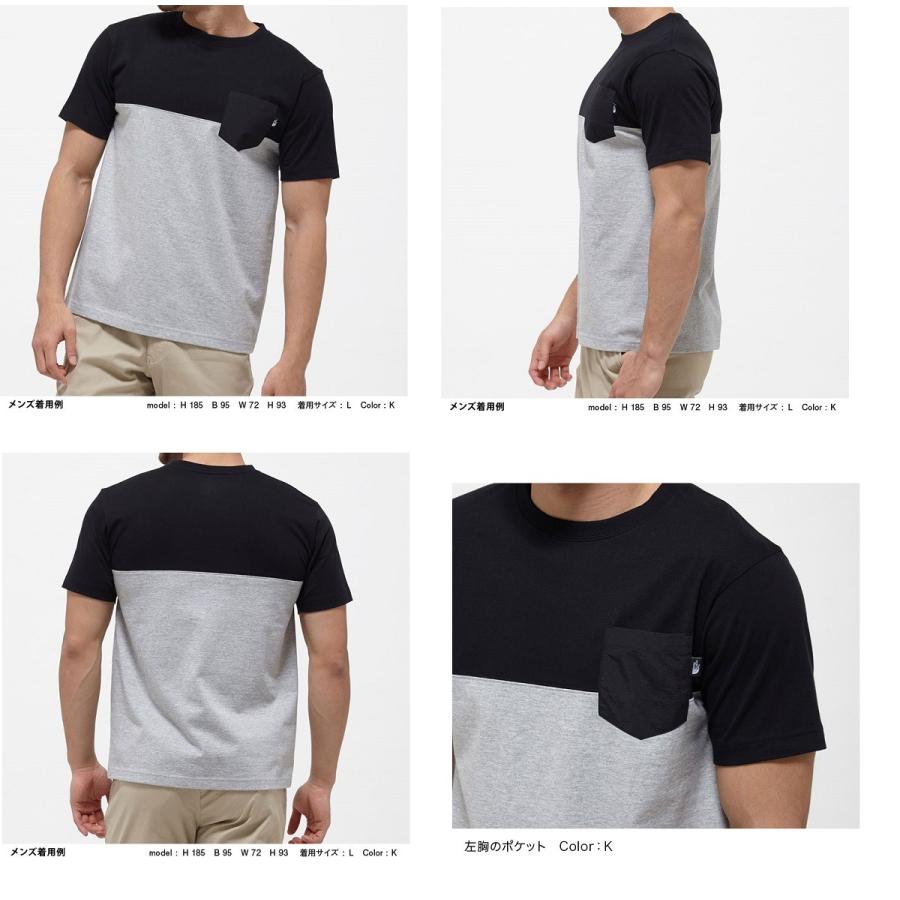 送料185円〜 THE NORTH FACE (ノースフェイス) NT31949 (メンズ) ショートスリーブ2トーンポケットティー/S/S 2 Tone Pocket Tee/半袖Tシャツ｜big-joy｜04