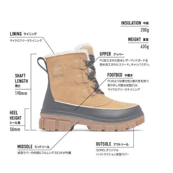 SOREL（ソレル） ティボリV WP/NL5113/レディース/Tivoli V/スノー