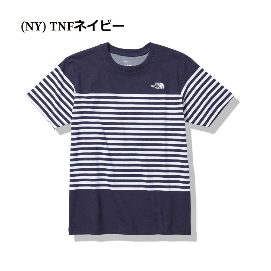 送料185円〜 THE NORTH FACE (ノースフェイス) NT32137 ショートスリーブパネルボーダーティー/S/S Panel Border Tee/半袖Tシャツ/2022SS｜big-joy｜02