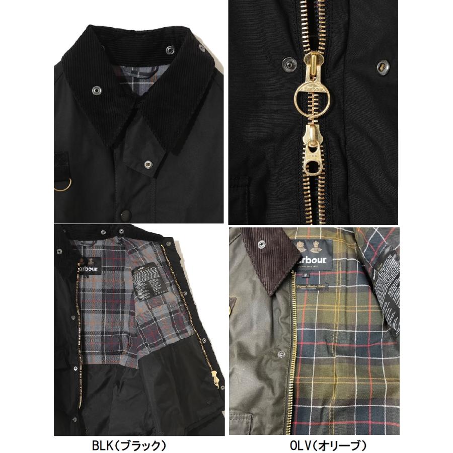 Barbour SPEY ブラック　Lサイズ　オイルド　ワックスコットン Barbour（バブアー） メンズ SPEY WAXED COTTON JACKET/MWX1212/スペイ