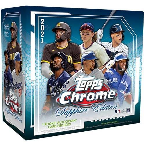 MLB 2021 Topps Chrome Sapphire Edition Baseball Hobby Box トップス クローム