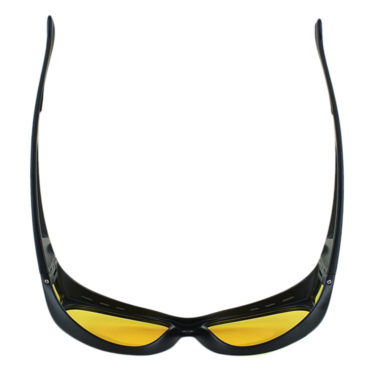 サングラス メガネの上から オーバーグラス メンズ レディース 夜間