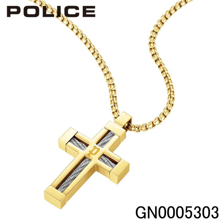 ポリス ネックレス メンズ ブランド POLICE クロス ペンダント FRAMED?ステンレススチール GN0005302 シルバー ブルー GN0005303 ゴールド シルバー 国内正規品｜big-market｜03