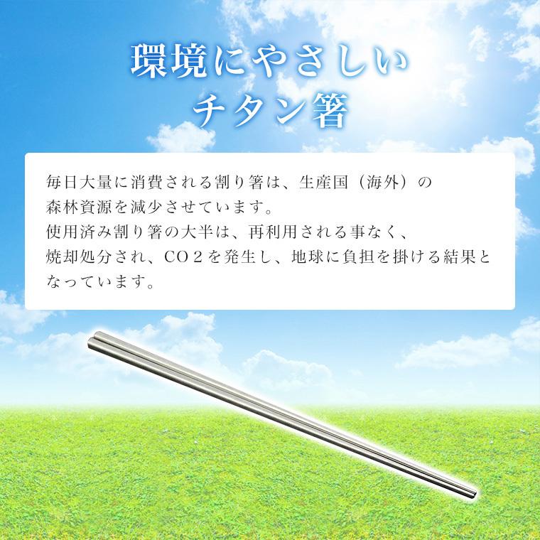 箸 チタン 日本製 国産 おしゃれ 純チタン製 福井 かつき箸 鯖江 食洗