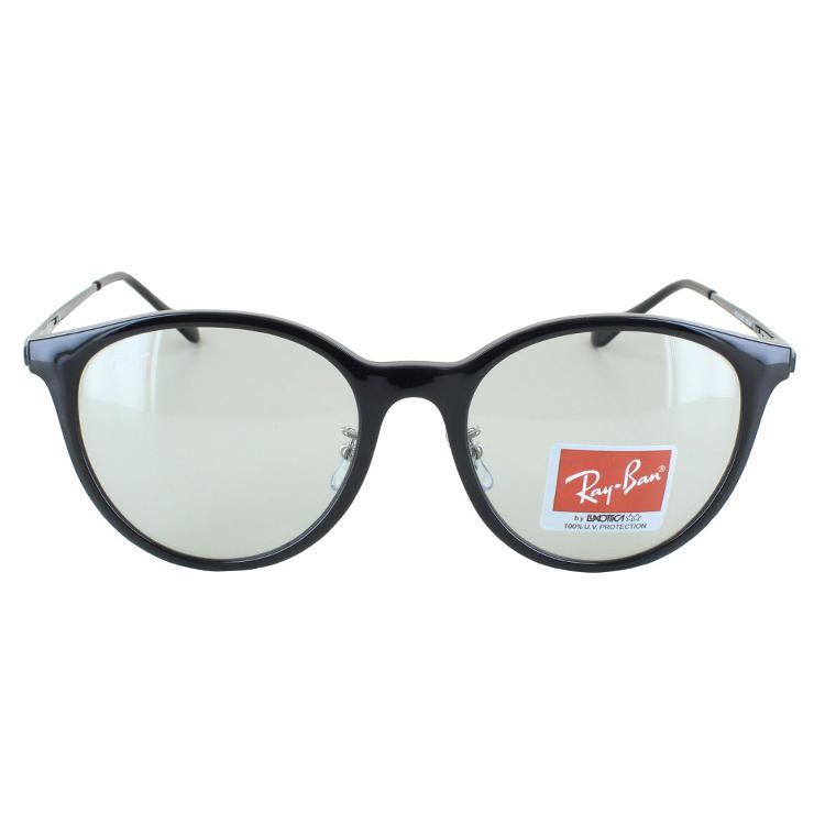 レイバン サングラス 薄い色 RB4334D 601/87 55 メンズ レディース UVカット ブランド Ray-Ban ブラック 黒縁  ライトグレー ライトカラー クリングス鼻パッド