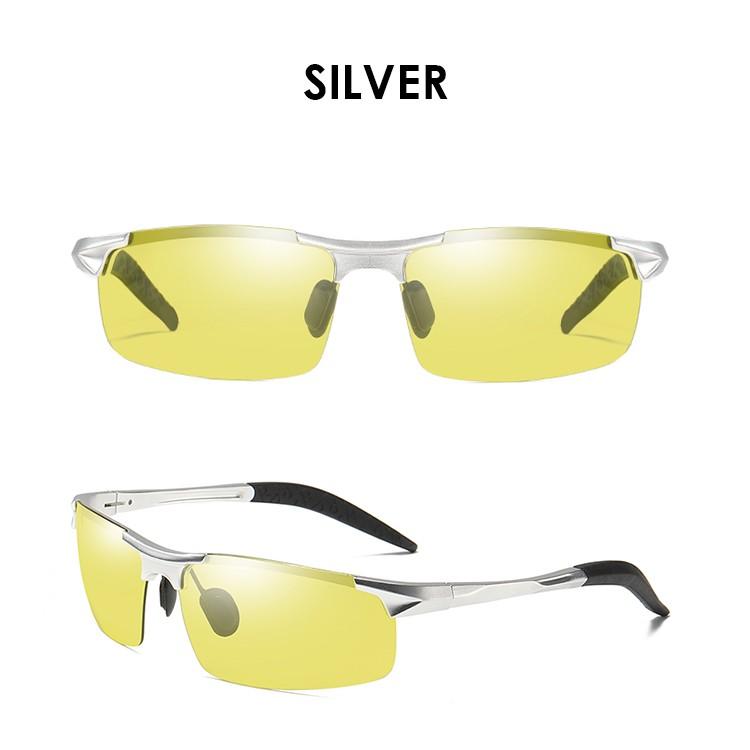 調光サングラス 偏光 メンズ サングラス 調光 UVカット 夜間運転