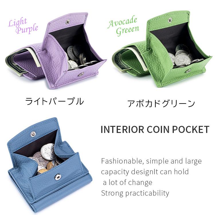 ミニ財布 三つ折り財布 レディース メンズ 本革 牛革 ソフト ミニ財布 三つ折り財布 レディース メンズ 本革 牛革 ソフト