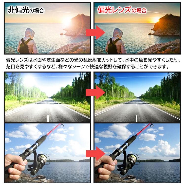 EDWIN サングラス メガネの上から オーバーサングラス 偏光