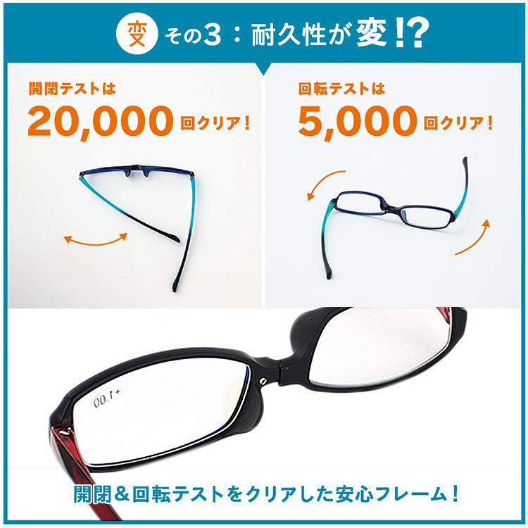 市場 Hug 2 生活用品 変なメガネ老眼鏡 1 5 Hm 1001 オレンジ 52 1 5 Col6 ブラウン アパレル
