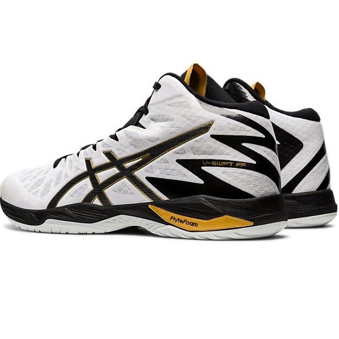 【即日発送】asics アシックス バレーボールシューズ VSWIFT FF MT 2(スイフトFFMT2) ホワイト×ブラック