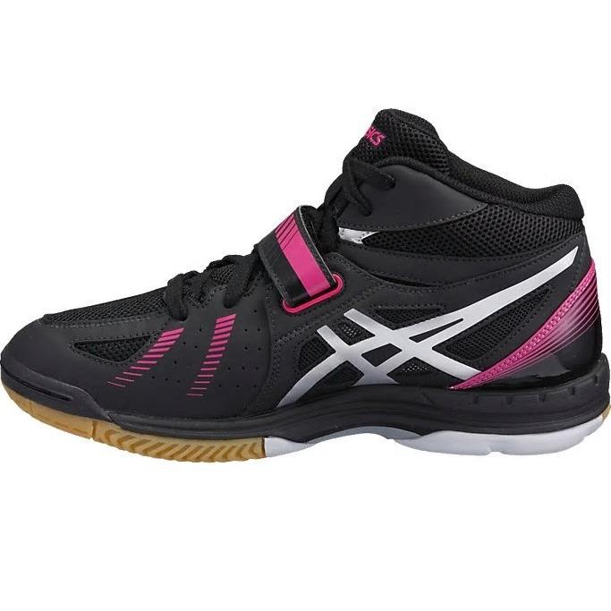 asics アシックス レディース用バレーボールシューズ COURT SELFIT(コートセルフィット)ブラック×シルバー TVR486