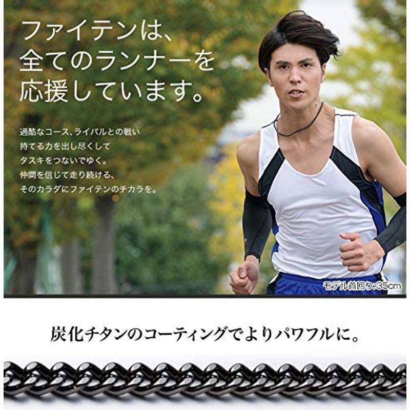 ファイテン(phiten) ネックレス 炭化チタンチェーンネックレス 45cm 45cm サイズ 炭化チタンコーティング