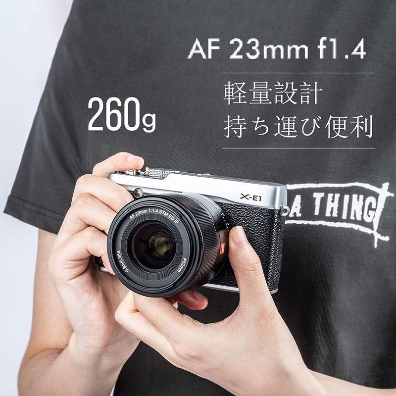 VILTROX 単焦点レンズ AF 23mm F1.4 STM F1.4大口径 富士Xマウント交換レンズ 軽量 柔らかいボケ味 X-Pro1 F1 4大口径