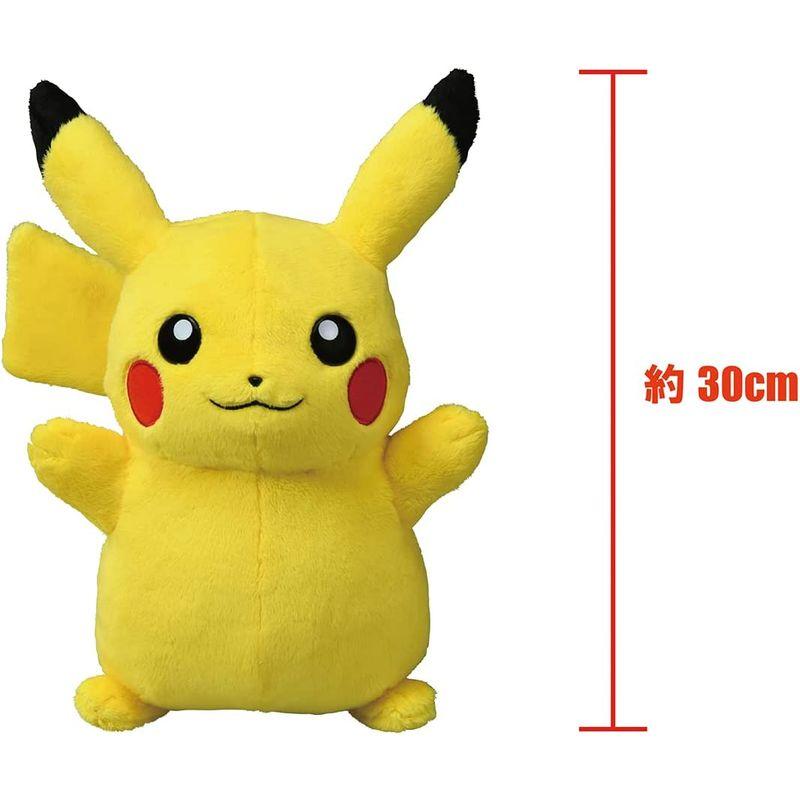 タカラトミー 『 ポケットモンスター ギュッとして おしゃべりピカチュウ 』 ポケモン ぬいぐるみ おもちゃ 3歳以上 玩具安全基準合格 S 