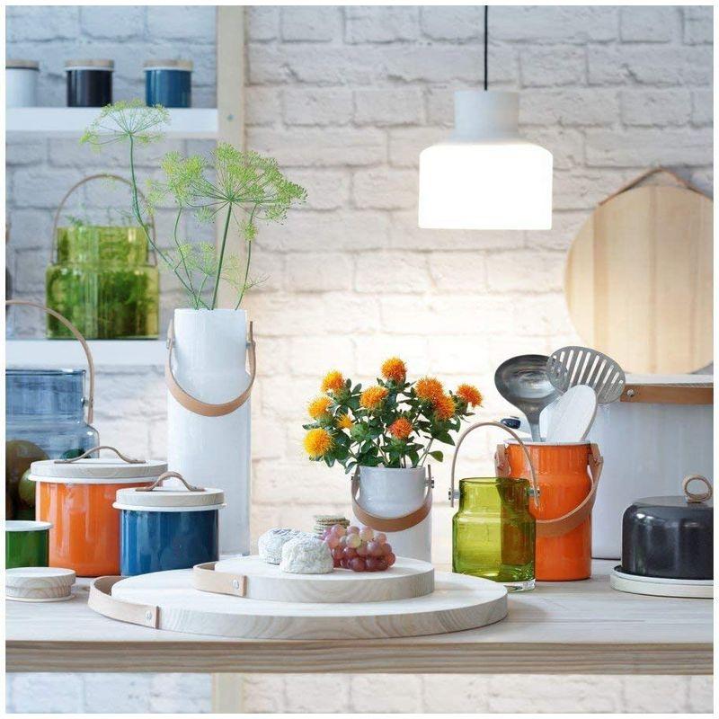 LSA(エルエスエー) フラワーベース(花器) レザーハンドル付き