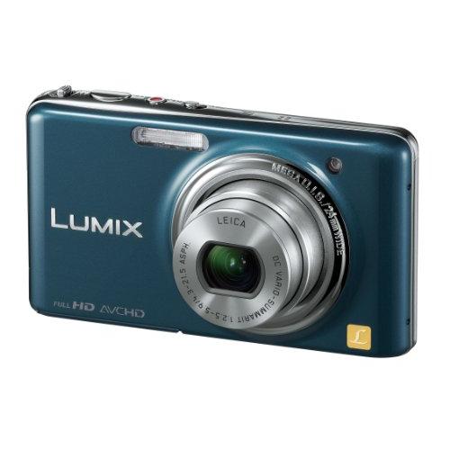 パナソニック デジタルカメラ LUMIX FX77 スエードブルー DMC-FX77-A 