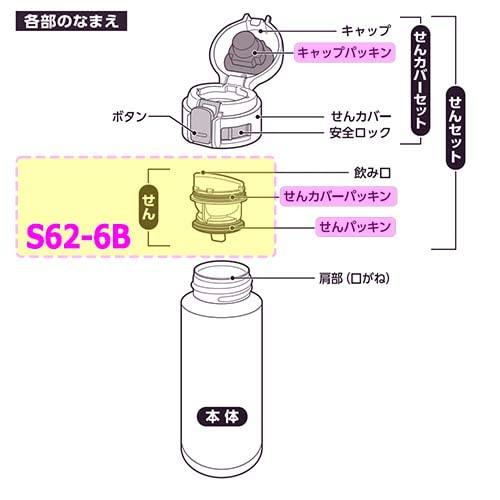 ZOJIRUSHI 象印 BB414013M-00 ステンレス マグ ボトル キャップパッキン パッキン ボトル 蓋パッキン【n ポスト投函】water stopper packing｜big-select｜04