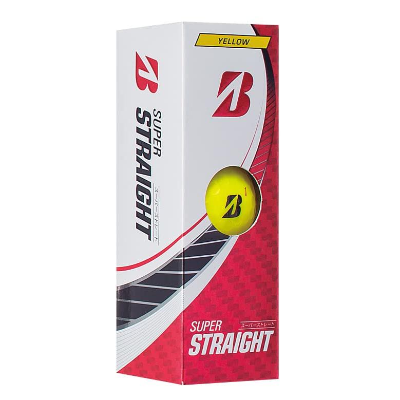 BRIDGESTONE(ブリヂストン)ゴルフボール SUPER STRAIGHT 2023年モデル 12球入 イエロー｜big-select｜02