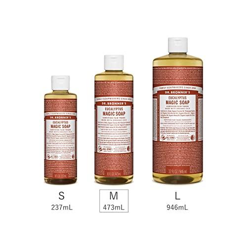 ドクターブロナー (Dr.Bronner's) ドクターブロナー マジックソープ EU(ユーカリ) 473ml オーガニックソープ｜big-select｜03