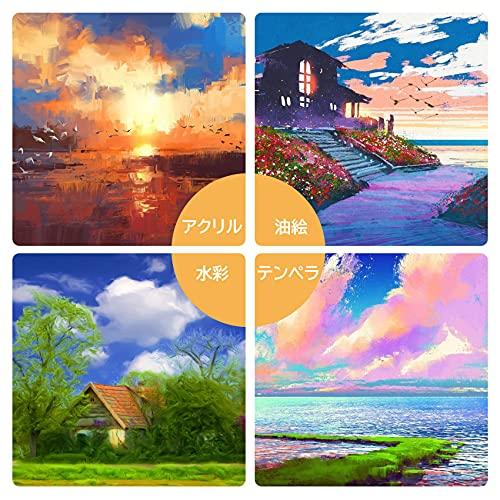 HANSILK キャンバス キャンバスボード 張りキャンバス 絵画 HANSILK キャンバス キャンバスボード 張りキャンバス 絵画