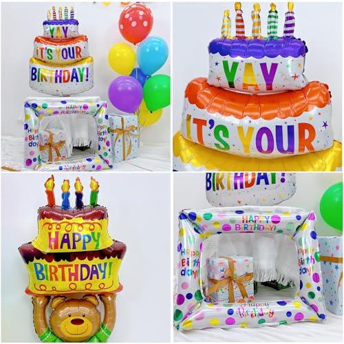 3歳 誕生日 飾り付け 男の子 女の子 大人 誕生日バルーン バースデー 飾り ケーキバルーン フォトフレーム バルーン クマバルーン おしゃれ 写真撮影 |  | 01