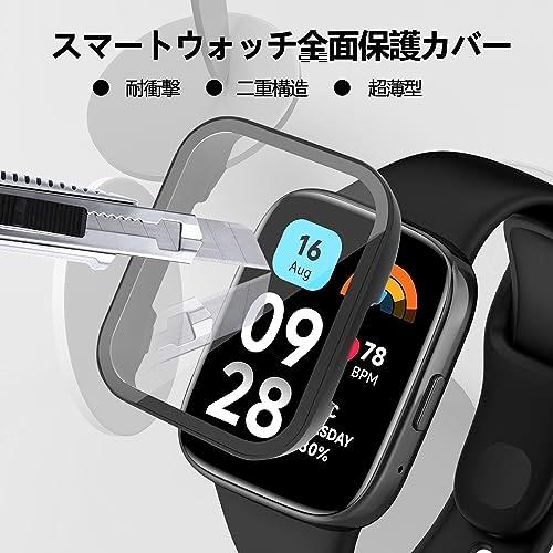 LanQii For Xiaomi Redmi Watch 3 Active ケース 【2個セット】 カバー Xiaomi Redmi Watch 3 Active スマートウォッチ 保護ケース ガラスフィルム｜big-select｜04