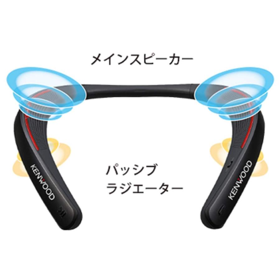 KENWOOD ケンウッド ウェアラブルネックスピーカー ワイヤレス 