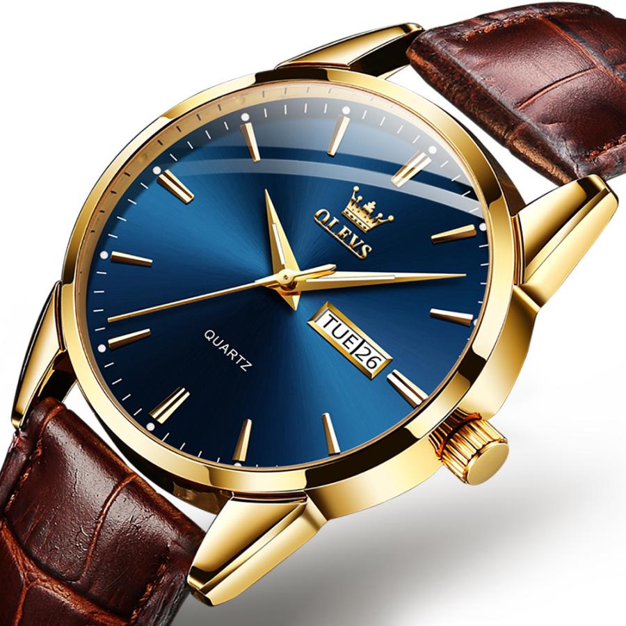 腕時計 メンズ ビジネス 時計 男性用 防水 ブランド おしゃれ 革バンド クオーツ アナログ 安い ブラック シンプル プレゼント 普段使い カジュアル Olevs 68mp ビッグスマイルヤフー店 通販 Yahoo ショッピング
