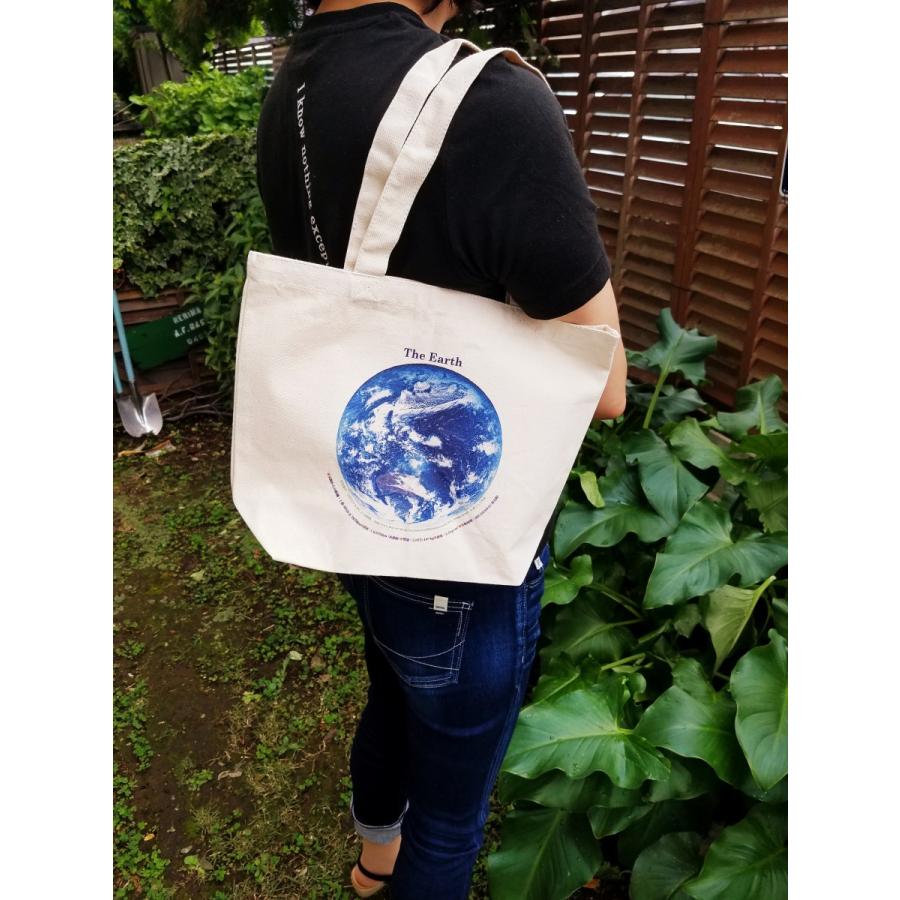 トートバッグ エコバック 人気 天体 地球 earth コットン オシャレ
