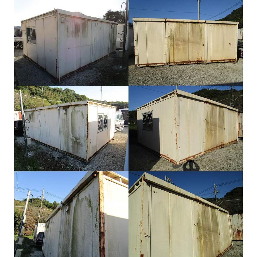中古ユニットハウス 中古プレハブ 4 7m 3連棟 9 3坪 18 7帖 30 9平米 中古コンテナ 事務所 倉庫 物置 02 02 ビッグ10 ヤフーショップ 通販 Yahoo ショッピング