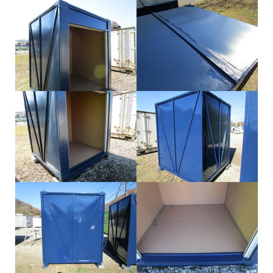 中古コンテナ 2m 1.2坪 2.4帖 3.9平米 ユニットハウス プレハブ バイク