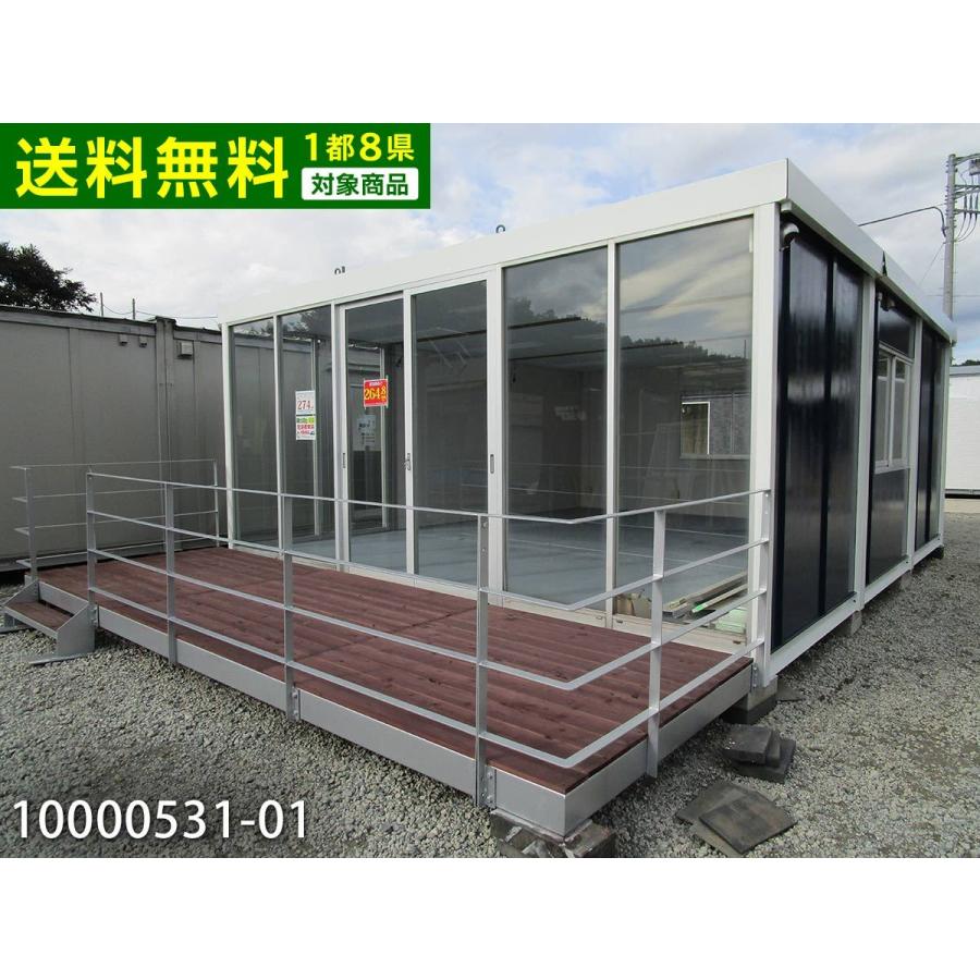 中古ユニットハウス 中古プレハブ 5.5m 3連棟 11.2坪 22.4帖 中古ユニットハウス 中古プレハブ 5.5m 3連棟 11.2坪 22.4帖