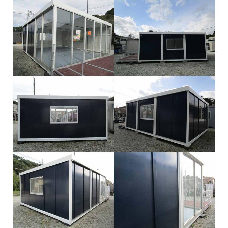 中古ユニットハウス 中古プレハブ 5.5m 3連棟 11.2坪 22.4帖 中古ユニットハウス 中古プレハブ 5.5m 3連棟 11.2坪 22.4帖