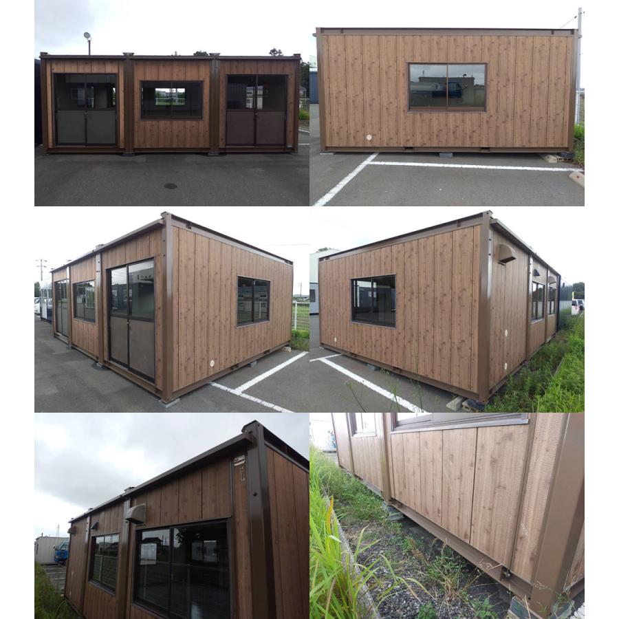 中古ユニットハウス 中古プレハブ 中古コンテナ 5 6m 海外正規品 3連棟 23 7帖 01 11 8坪 現状販売特別価格品