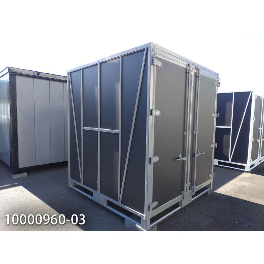 中古サイコロコンテナ 2m 1.2坪 2.4帖 3.9平米 プレハブ バイク