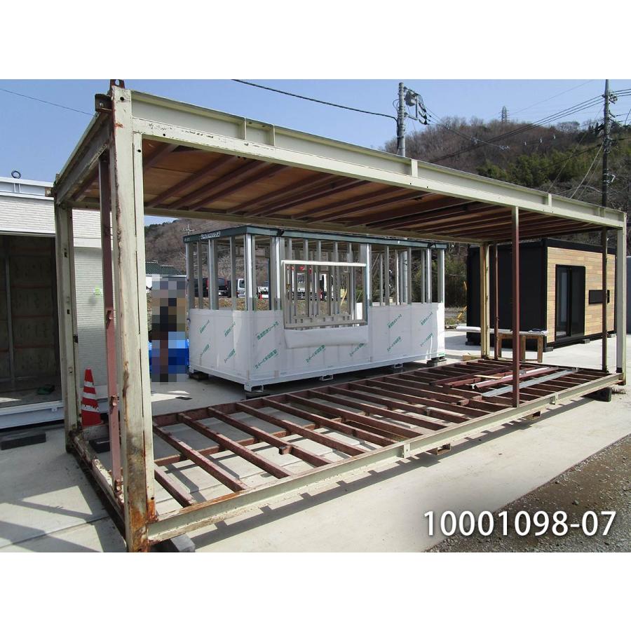 中古ユニットハウス 中古プレハブ 7.2m 単棟 骨組み 5.2坪 10.5帖 17.3