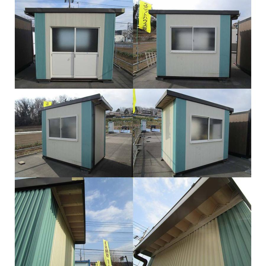 中古プレハブ 2.7m 1.5坪 3帖 5平米 小屋 倉庫 物置 店舗 仮設 中古プレハブ 2.7m 1.5坪 3帖 5平米 小屋 倉庫 物置 店舗 仮設