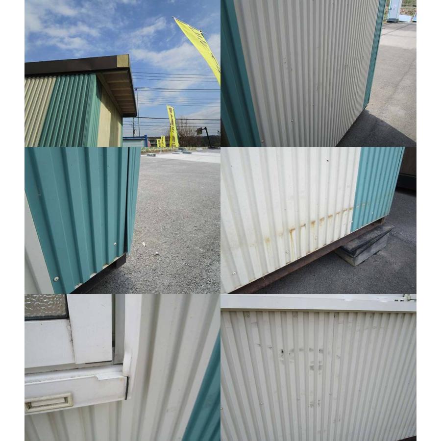 中古プレハブ 2.7m 1.5坪 3帖 5平米 小屋 倉庫 物置 店舗 仮設