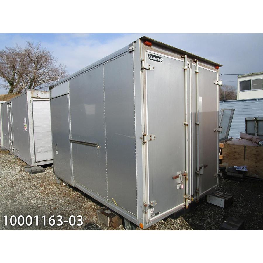 3t車でも配送可】【ワイド幅】トラック コンテナ 長さ約440cm×幅208cm