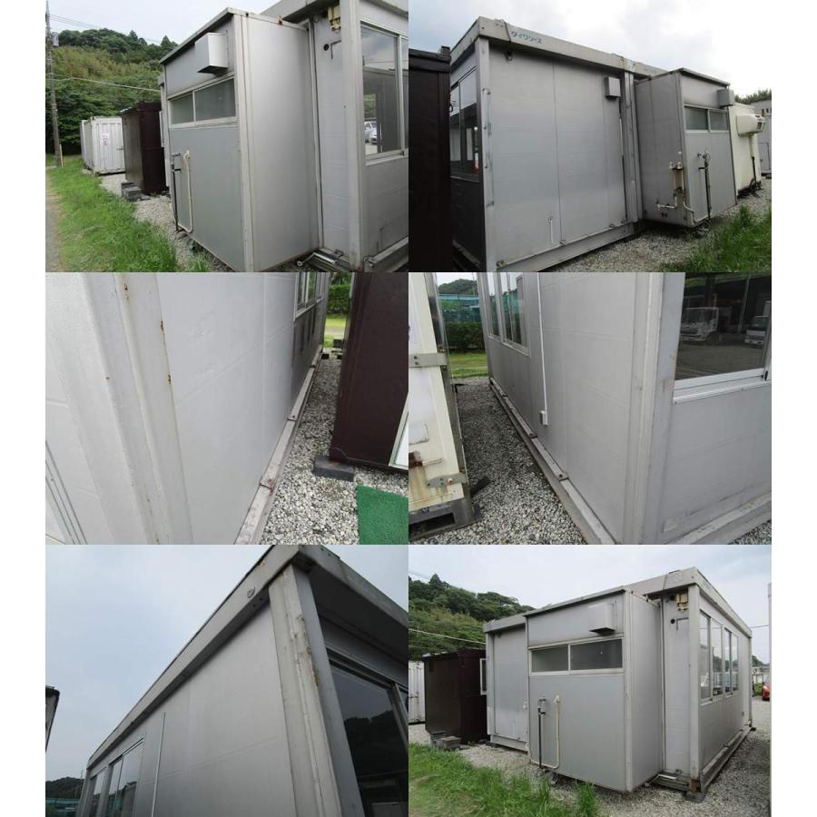 中古ユニットハウス 中古プレハブ キッチン付 5.7m 2連棟 8.3坪 中古ユニットハウス 中古プレハブ キッチン付 5.7m 2連棟 8.3坪