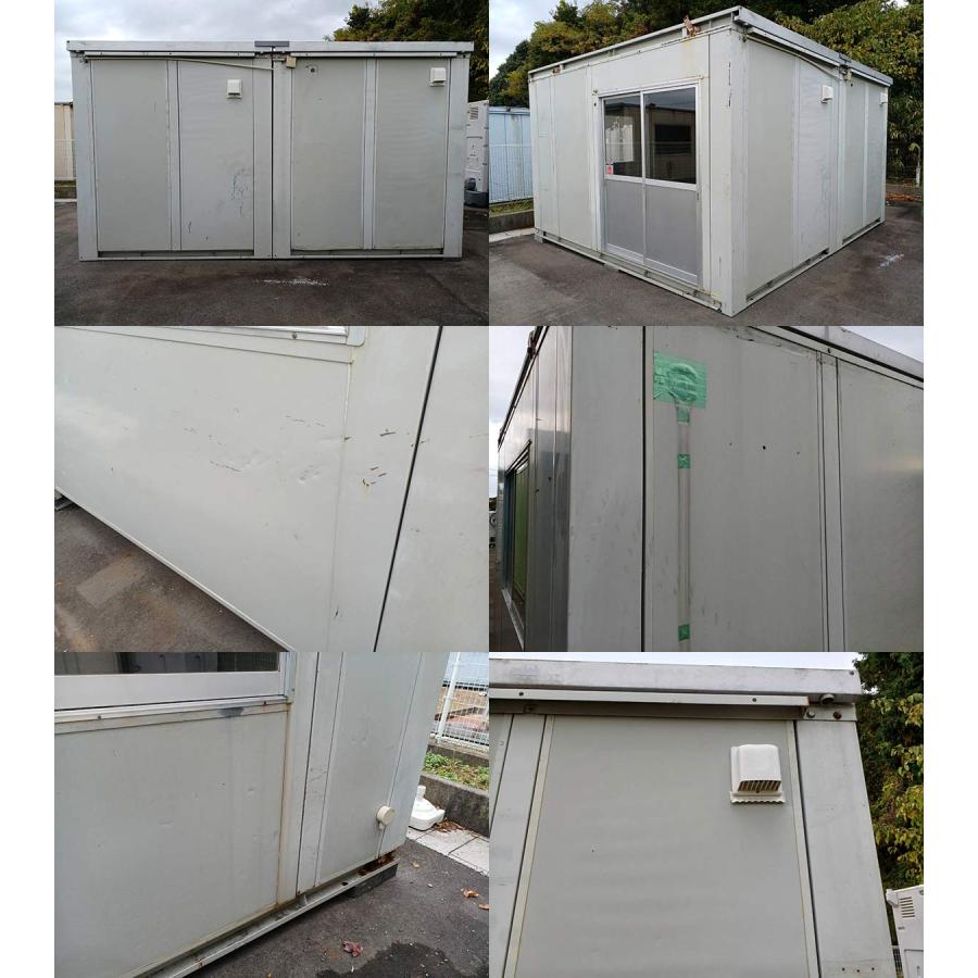 中古ユニットハウス 中古プレハブ 中古コンテナ 4.8m 2連棟 5.9坪 11.8